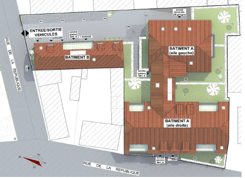 HOENHEIM CENTRE PETITE COPROPRIETE de 23 LOGEMENTS du T2 au T4